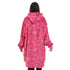 Snuggs Blanket Hoodie Fuchsia Space
